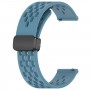 רצועה לשעון - Huawei Watch 4 עשוי מ - סיליקון בצבע - כחול