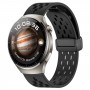 רצועה לשעון - Huawei Watch 4 עשוי מ - סיליקון בצבע - שחור