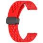 רצועה לשעון - Huawei Watch 4 עשוי מ - סיליקון בצבע - אדום