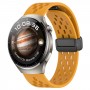 רצועה לשעון - Huawei Watch 4 עשוי מ - סיליקון בצבע - צהוב