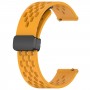 רצועה לשעון - Huawei Watch 4 עשוי מ - סיליקון בצבע - צהוב