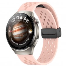 רצועה לשעון - Huawei Watch 4 עשוי מ - סיליקון בצבע - ורוד