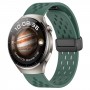 רצועה לשעון - Huawei Watch 4 עשוי מ - סיליקון בצבע - ירוק כהה