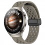 רצועה לשעון - Huawei Watch 4 עשוי מ - סיליקון בצבע - אפר חלל