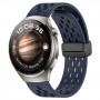 רצועה לשעון - Huawei Watch 4 עשוי מ - סיליקון בצבע - כחול חצות