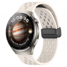 רצועה לשעון - Huawei Watch 4 עשוי מ - סיליקון בצבע - צבע אור סטאר