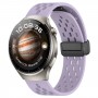 רצועה לשעון - Huawei Watch 4 עשוי מ - סיליקון בצבע - סגול