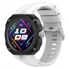 רצועה לשעון - Huawei Watch GT עשוי מ - סיליקון בצבע - לבן