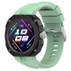 רצועה לשעון - Huawei Watch GT עשוי מ - סיליקון בצבע - אפור ירוק