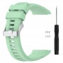 רצועה לשעון - Huawei Watch GT עשוי מ - סיליקון בצבע - אפור ירוק