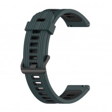 רצועה לשעון - Huawei Watch GT 3 42mm עשוי מ - סיליקון בצבע - זית ירוק שחור