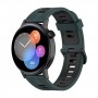 רצועה לשעון - Huawei Watch GT 3 42mm עשוי מ - סיליקון בצבע - זית ירוק שחור