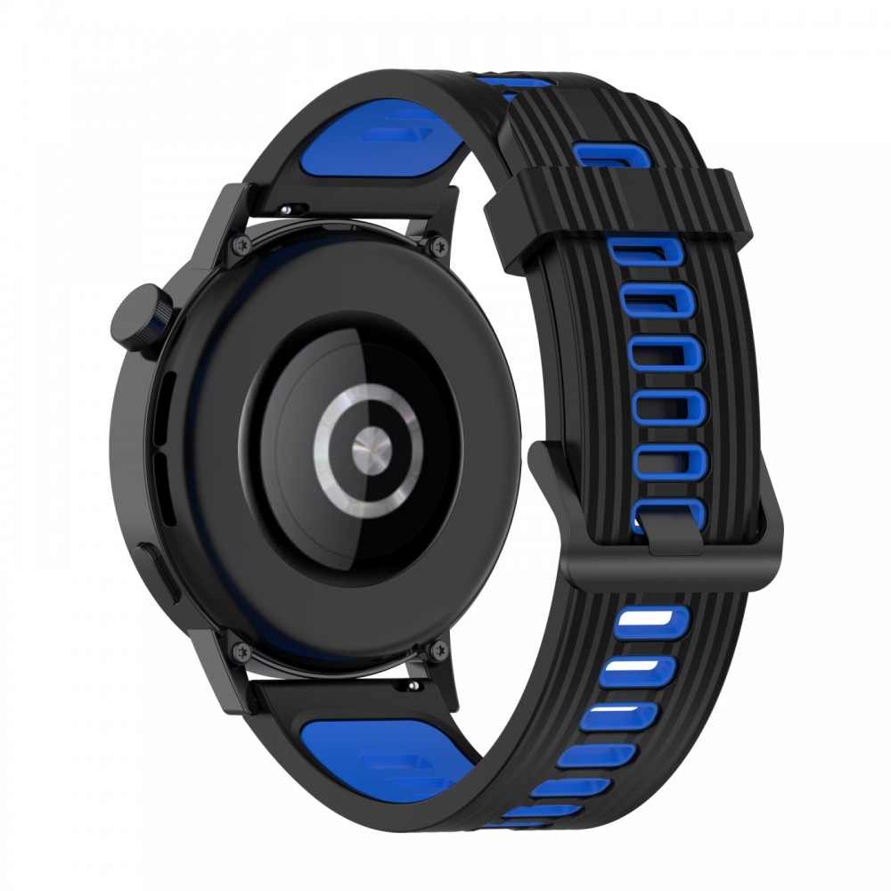 רצועה לשעון - Huawei Watch GT 3 42mm עשוי מ - סיליקון בצבע - כחול שחור
