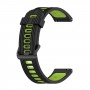 רצועה לשעון - Huawei Watch GT 3 42mm עשוי מ - סיליקון בצבע - ירוק סיד שחור
