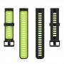 רצועה לשעון - Huawei Watch GT 3 42mm עשוי מ - סיליקון בצבע - ירוק סיד שחור