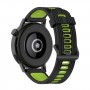 רצועה לשעון - Huawei Watch GT 3 42mm עשוי מ - סיליקון בצבע - ירוק סיד שחור