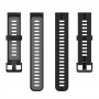 רצועה לשעון - Huawei Watch GT 3 42mm עשוי מ - סיליקון בצבע - אפור כהה שחור