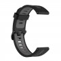 רצועה לשעון - Huawei Watch GT 3 42mm עשוי מ - סיליקון בצבע - אפור כהה שחור