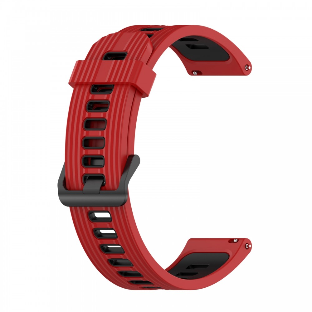 רצועה לשעון - Huawei Watch GT 3 42mm עשוי מ - סיליקון בצבע - אדום שחור