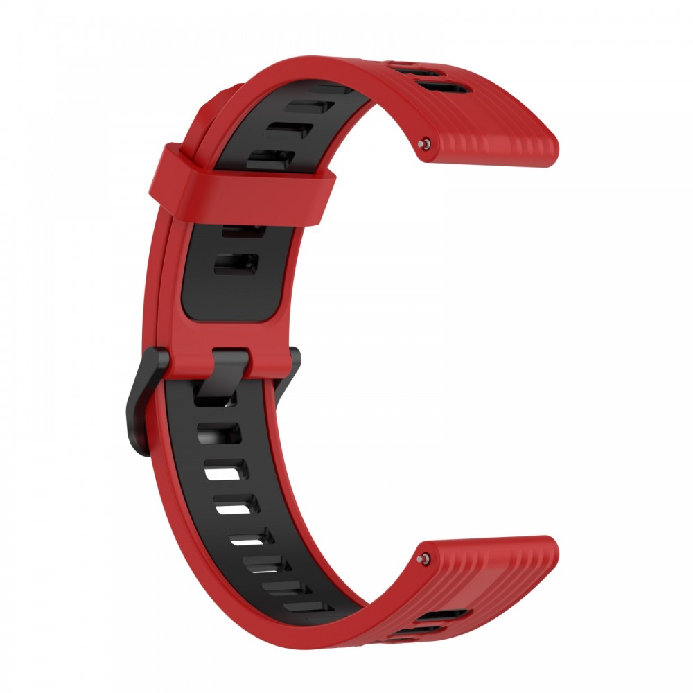 רצועה לשעון - Huawei Watch GT 3 42mm עשוי מ - סיליקון בצבע - אדום שחור