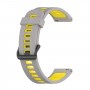 רצועה לשעון - Huawei Watch GT 3 42mm עשוי מ - סיליקון בצבע - צהוב אפור