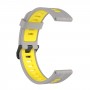 רצועה לשעון - Huawei Watch GT 3 42mm עשוי מ - סיליקון בצבע - צהוב אפור