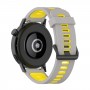 רצועה לשעון - Huawei Watch GT 3 42mm עשוי מ - סיליקון בצבע - צהוב אפור