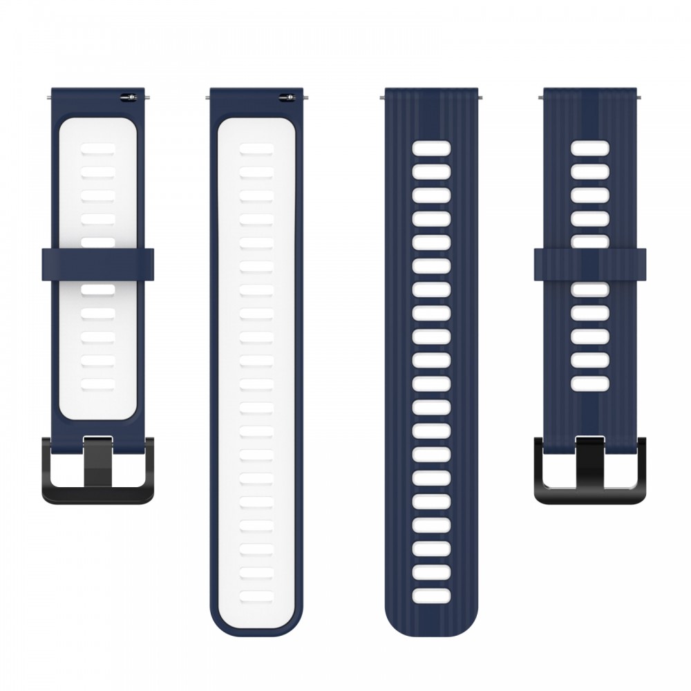 רצועה לשעון - Huawei Watch GT 3 42mm עשוי מ - סיליקון בצבע - חצות כחול לבן