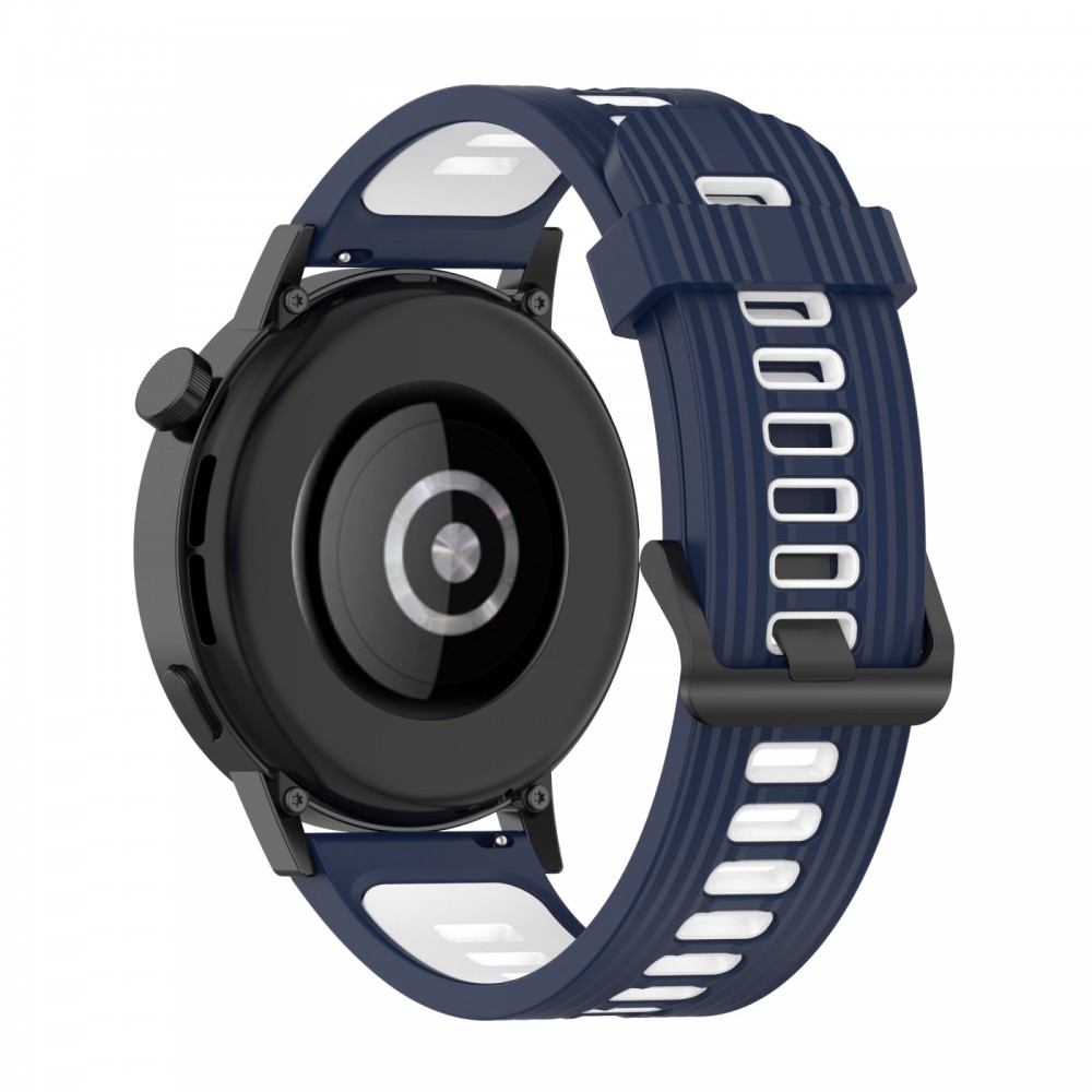 רצועה לשעון - Huawei Watch GT 3 42mm עשוי מ - סיליקון בצבע - חצות כחול לבן