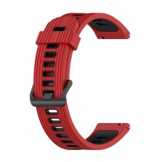 רצועה לשעון - Huawei Watch GT 3 46mm עשוי מ - סיליקון בצבע - אדום שחור