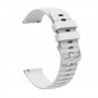 רצועה לשעון - Samsung Galaxy Watch Active2 44mm עשוי מ - סיליקון בצבע - לבן