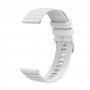 רצועה לשעון - Samsung Galaxy Watch Active2 44mm עשוי מ - סיליקון בצבע - לבן