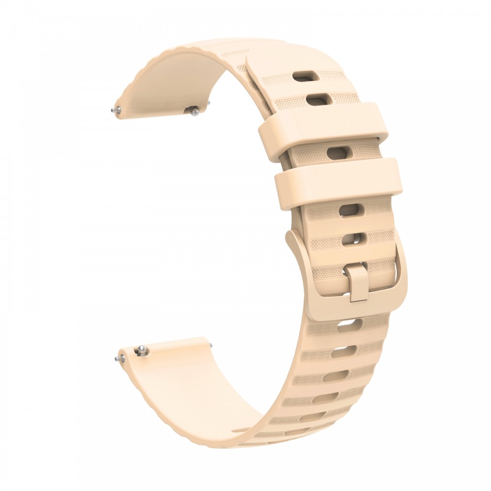 רצועה לשעון - Samsung Galaxy Watch Active2 44mm עשוי מ - סיליקון בצבע - צבע אור סטאר