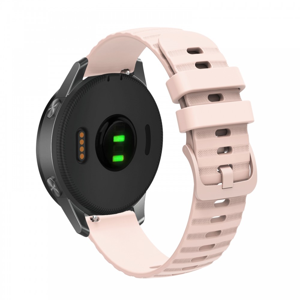 רצועה לשעון - Samsung Galaxy Watch Active2 44mm עשוי מ - סיליקון בצבע - ורוד