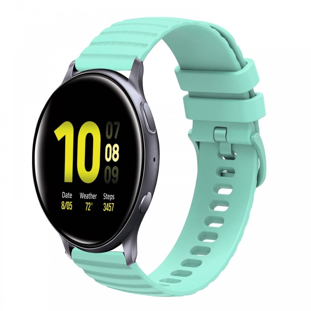 רצועה לשעון - Samsung Galaxy Watch Active2 44mm עשוי מ - סיליקון בצבע - ירוק צהבה
