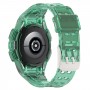 רצועה לשעון - Samsung Galaxy Watch6 40mm עשוי מ - סיליקון בצבע - כחול שקוף