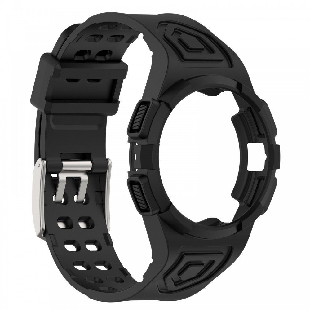 רצועה לשעון - Samsung Galaxy Watch6 40mm עשוי מ - סיליקון בצבע - שחור