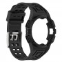 רצועה לשעון - Samsung Galaxy Watch6 40mm עשוי מ - סיליקון בצבע - שחור