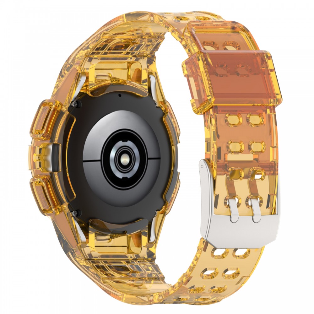 רצועה לשעון - Samsung Galaxy Watch6 40mm עשוי מ - סיליקון בצבע - תפוז