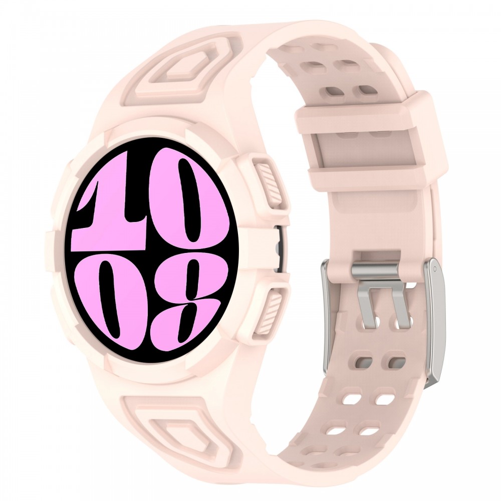 רצועה לשעון - Samsung Galaxy Watch6 40mm עשוי מ - סיליקון בצבע - ורוד