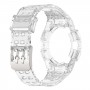 רצועה לשעון - Samsung Galaxy Watch6 44mm עשוי מ - סיליקון בצבע - לבן שקוף