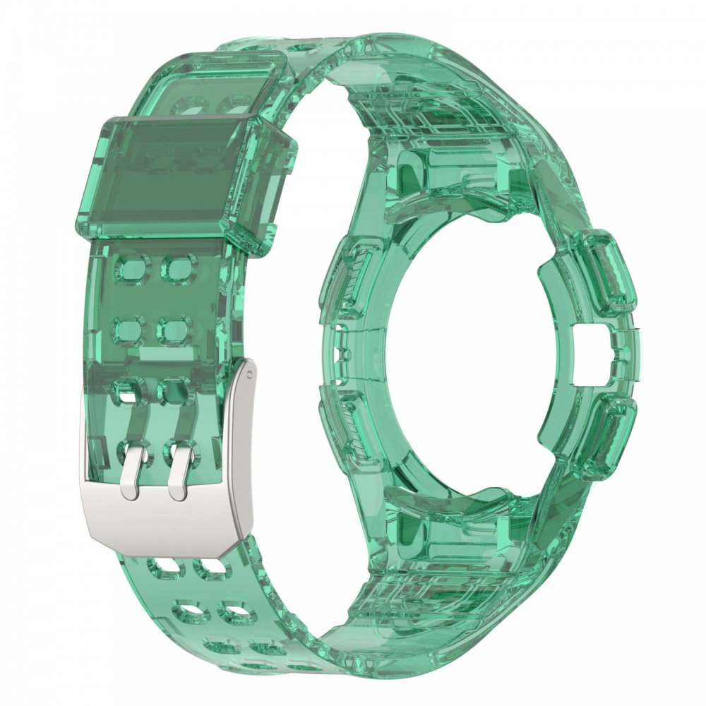 רצועה לשעון - Samsung Galaxy Watch6 44mm עשוי מ - סיליקון בצבע - ירוק שקוף