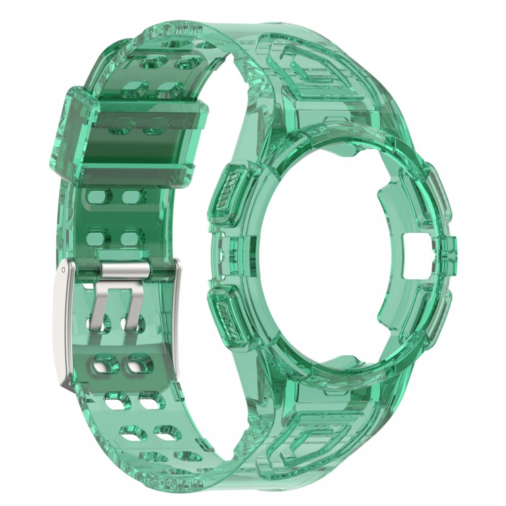 רצועה לשעון - Samsung Galaxy Watch6 44mm עשוי מ - סיליקון בצבע - ירוק שקוף
