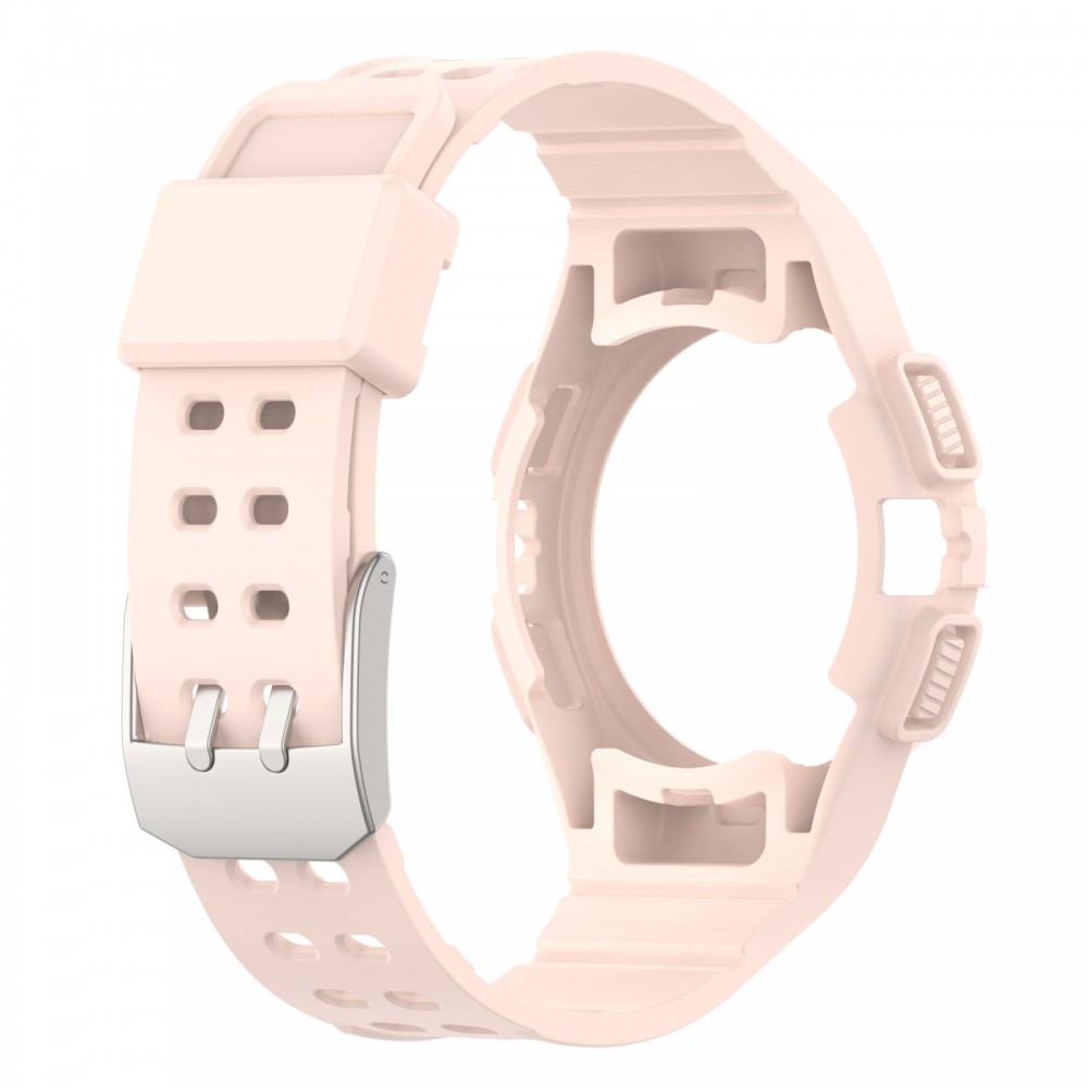 רצועה לשעון - Samsung Galaxy Watch6 44mm עשוי מ - סיליקון בצבע - ורוד