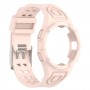 רצועה לשעון - Samsung Galaxy Watch6 44mm עשוי מ - סיליקון בצבע - ורוד