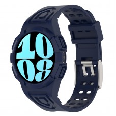 רצועה לשעון - Samsung Galaxy Watch6 44mm עשוי מ - סיליקון בצבע - כחול