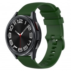 רצועה לשעון - Samsung Galaxy Watch6 Classic 47mm עשוי מ - סיליקון בצבע - צבא ירוק