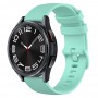 רצועה לשעון - Samsung Galaxy Watch6 Classic 47mm עשוי מ - סיליקון בצבע - ירוק כחלחל