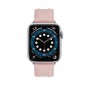 רצועה לשעון - Apple Watch SE (2022) 40mm עשוי מ - עור בצבע - ורוד
