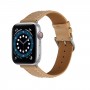 רצועה לשעון - Apple Watch SE (2022) 40mm עשוי מ - עור בצבע - חָקִי